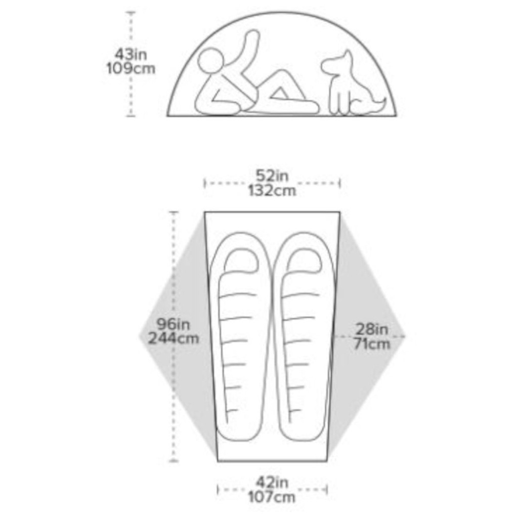 Намет Big Agnes Copper Spur HV UL2 Long orange (021.0176) - зображення 9