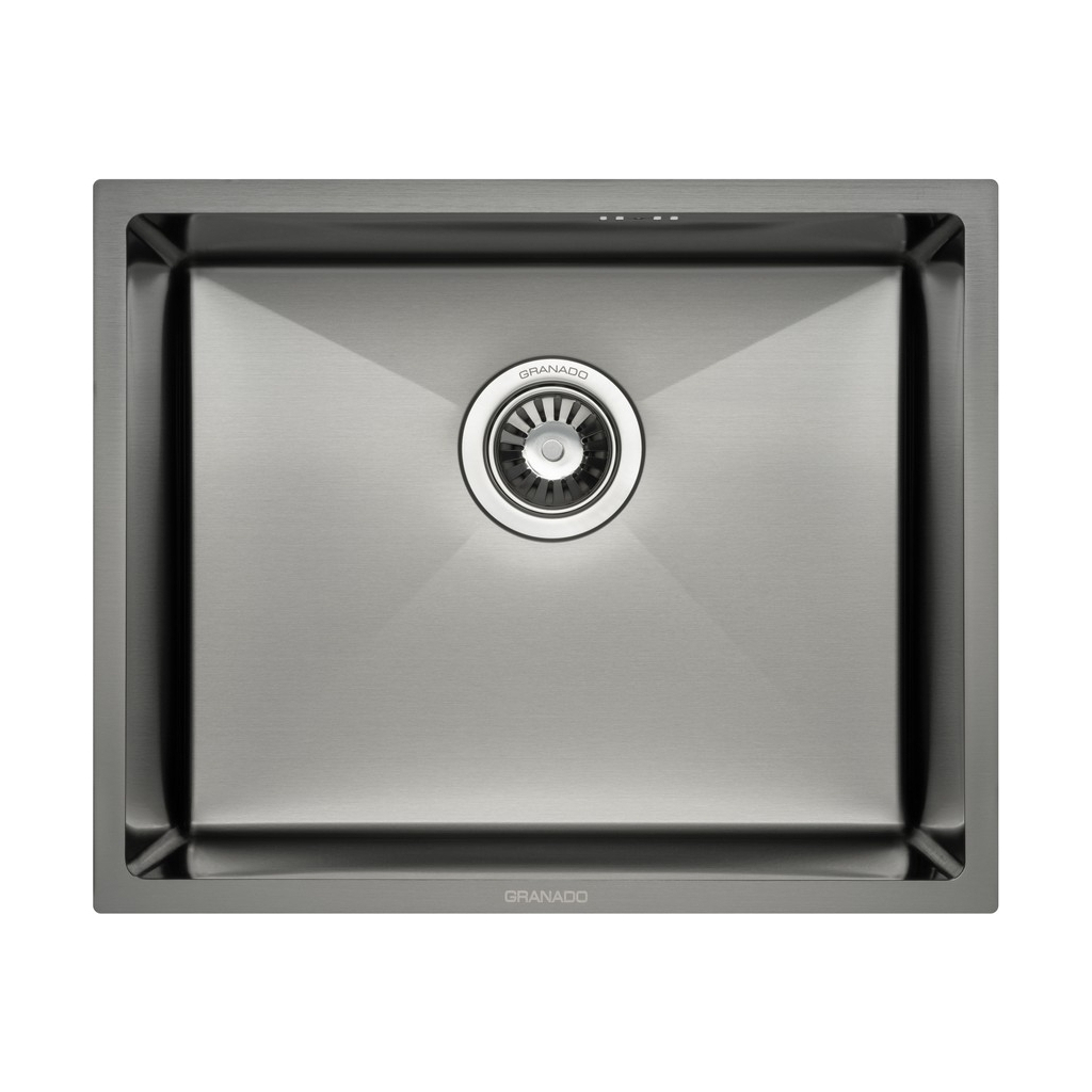 Мийка кухонна GRANADO Under top MAX STEEL S201 black (GS07201B) - зображення 1