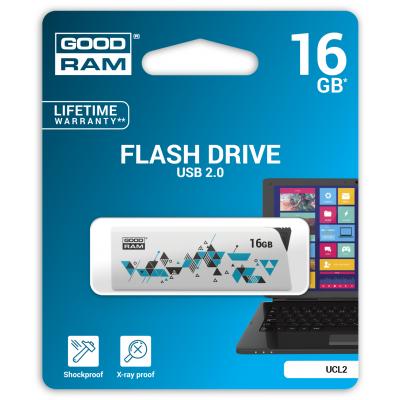 USB флеш накопичувач Goodram 16GB Cl!ck White USB 2.0 (UCL2-0160W0R11) - зображення 5