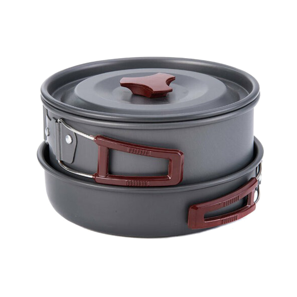 Набір туристичного посуду Naturehike NH15T203-G 3-4 NH Сarbon (6927595787205) - зображення 4