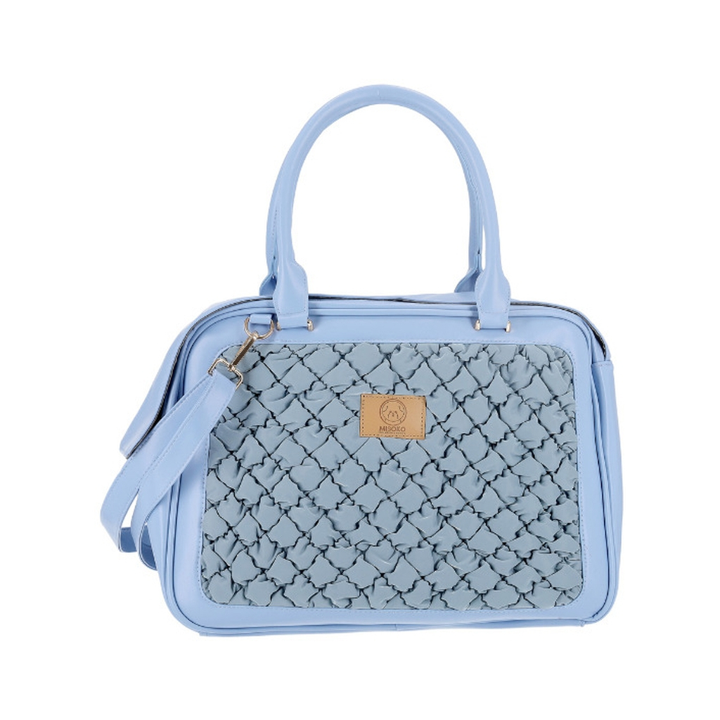 Переноска для тварин MISOKO&CO 40x19.5x30 см синя (YIWUMSK70154) - изображение 1