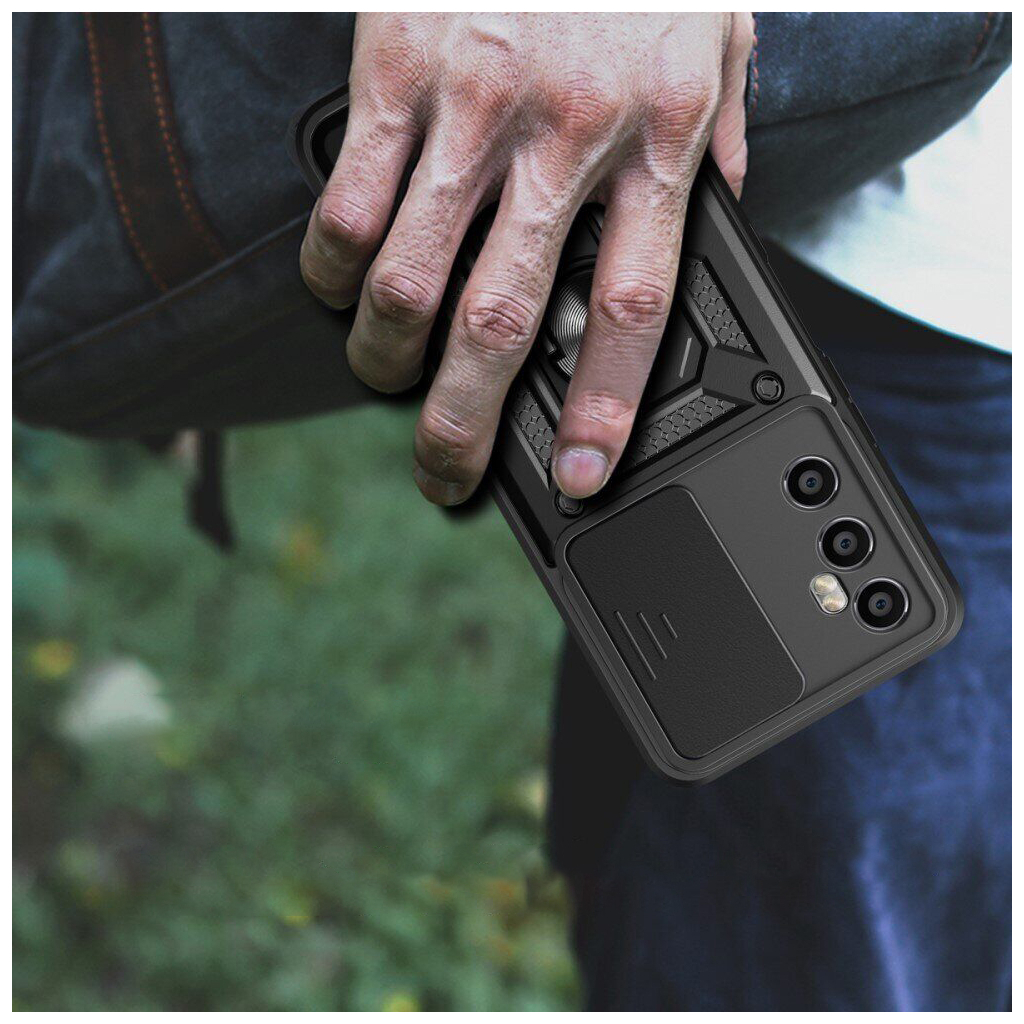 Чохол до мобільного телефона BeCover Military Realme C65 Black (712180) - зображення 5