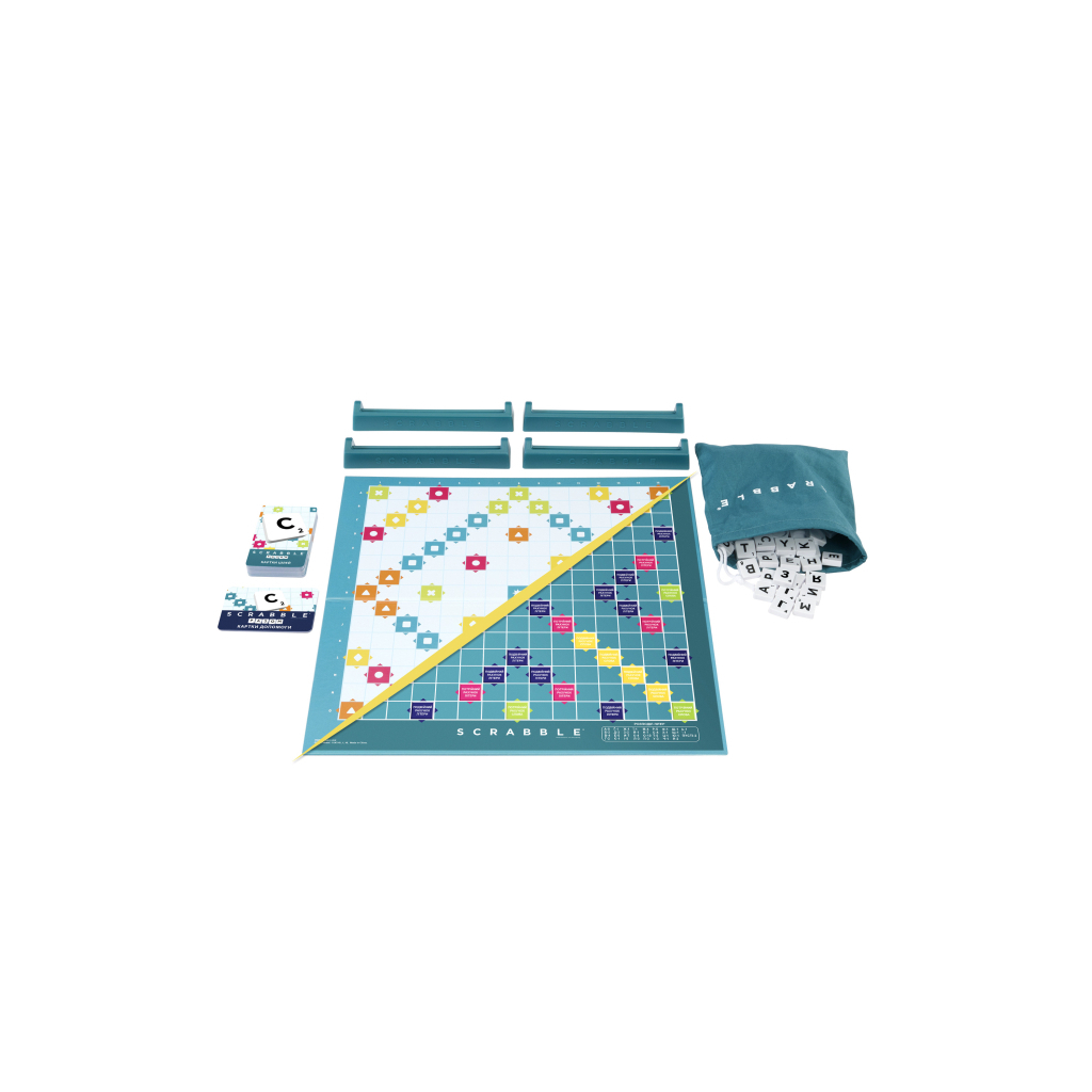 Настільна гра Scrabble Скрабл Оригінал українською (HXW21) - зображення 2
