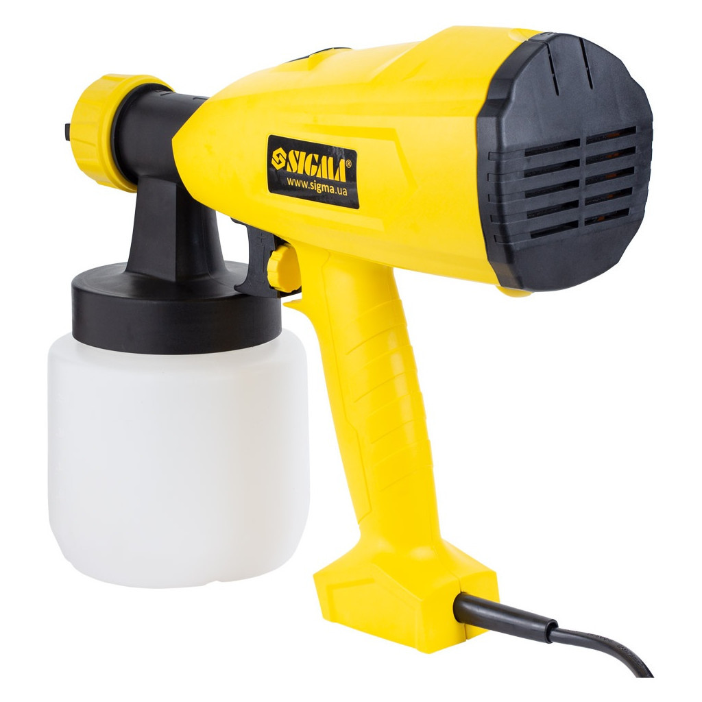 Фарбопульт Sigma електричний HVLP 350Вт 1.8/2.6мм 800мл/хв, нижній бак, 800мл (6816121) - изображение 4