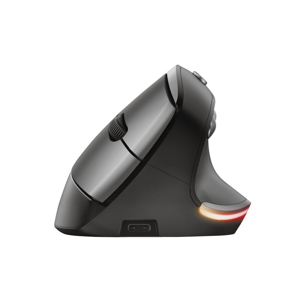 Мишка Trust Bayo Ergonomic Rechargeable WL Black (24110) - зображення 2