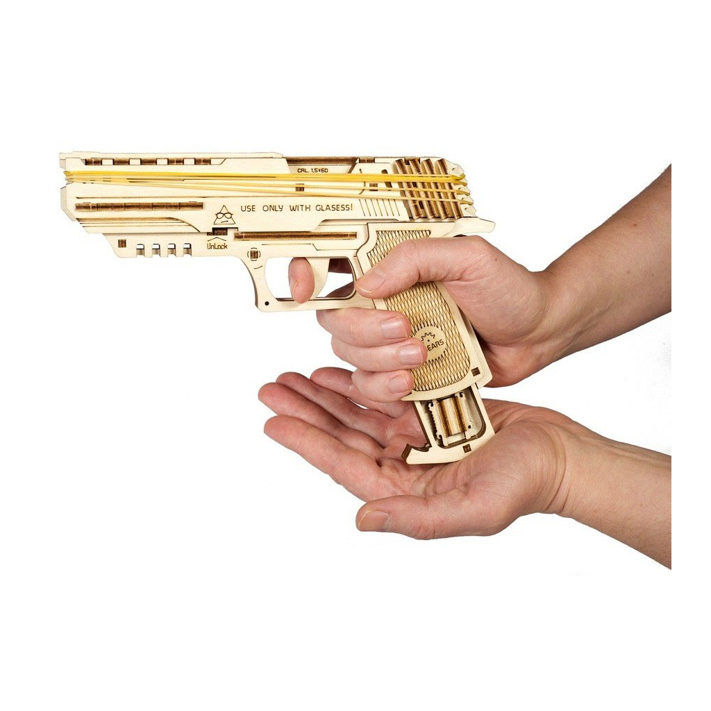 Конструктор Ugears Пістолет Вольф-01 (70047) - зображення 7