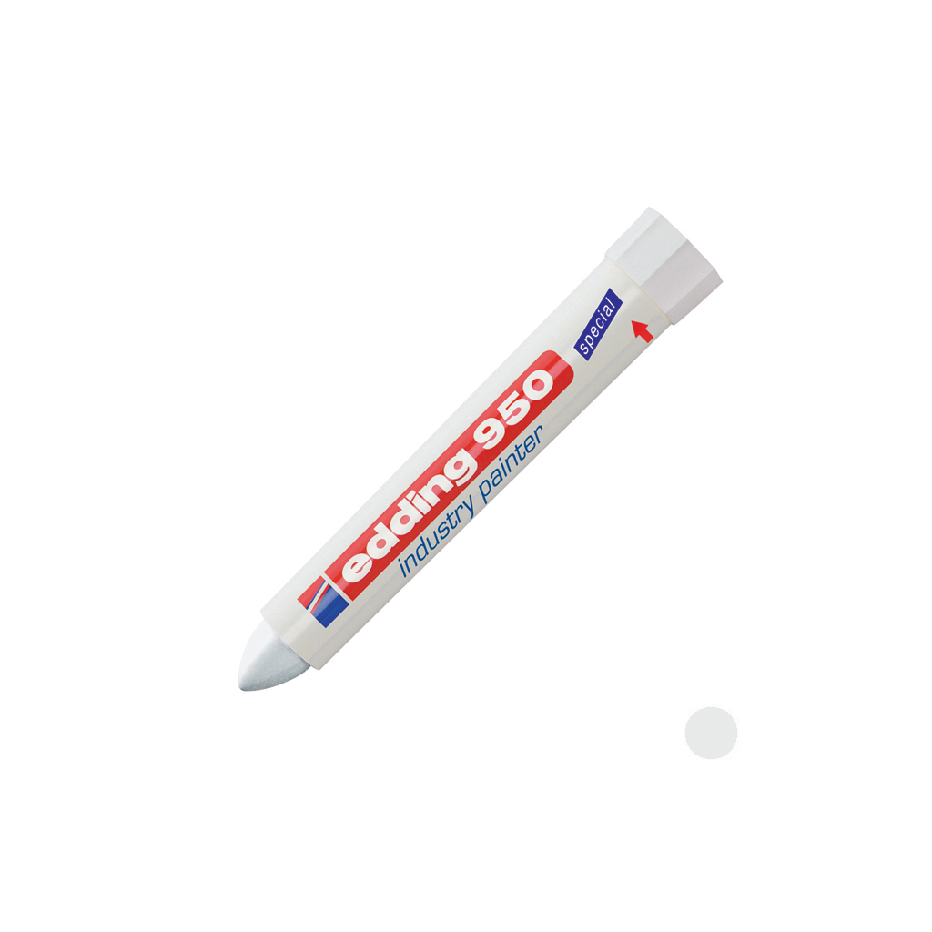 Маркер Edding Спеціальний промисловий маркер-паста Industry Painter 950 10 мм Білий (e-950/11) - изображение 2