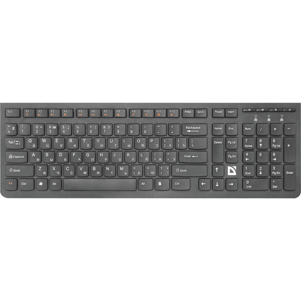 Клавіатура Defender UltraMate SM-535 USB RU Black (45535) - зображення 1