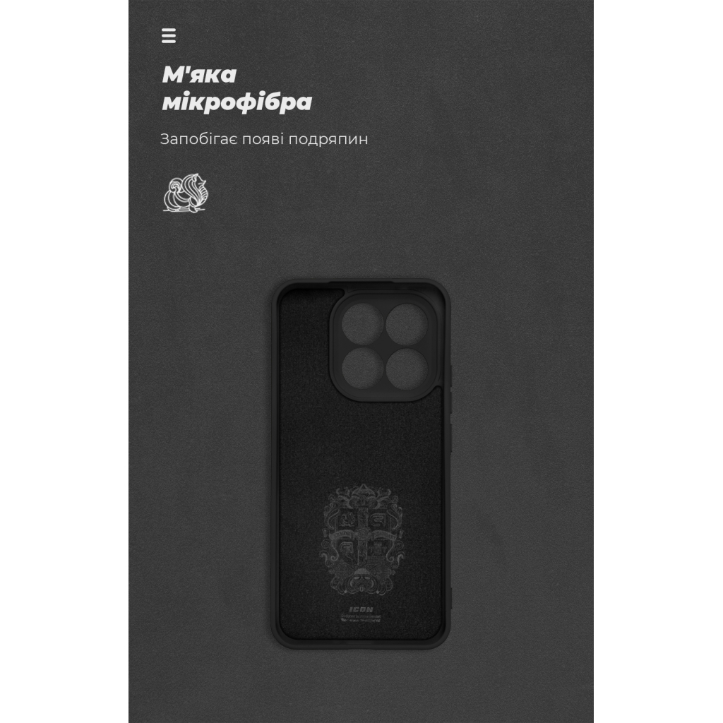 Чохол до мобільного телефона Armorstandart ICON Xiaomi 15T 5G Black (ARM86985) - зображення 4