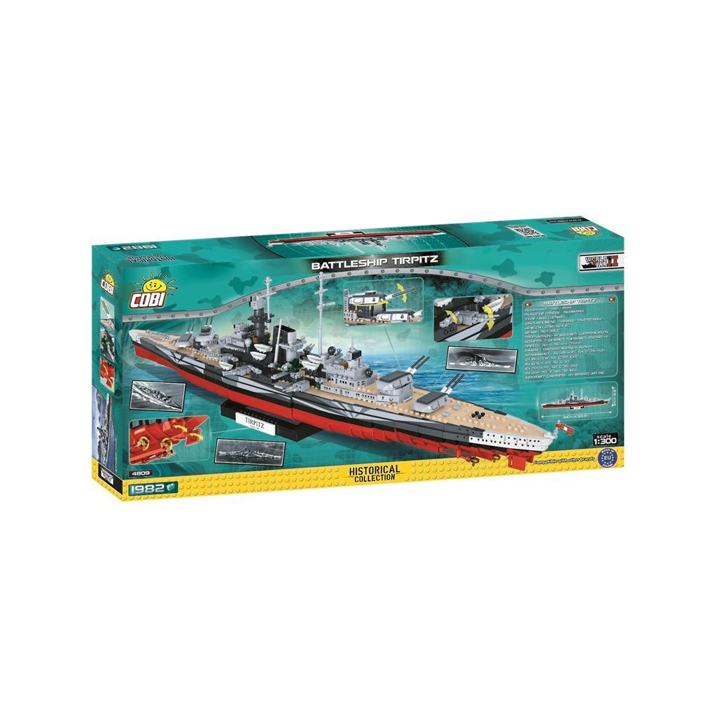 Конструктор Cobi World Of Ships Лінкор Тірпіц 1959 деталей (5902251048099) (397617) - зображення 12