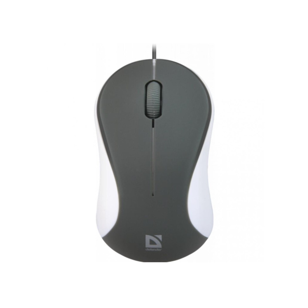 Мишка Defender Accura MS-970 Grey-White (52970) - зображення 1