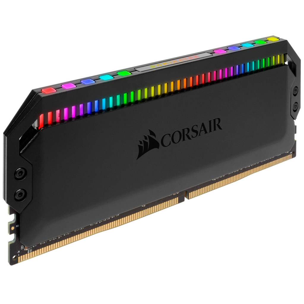 Модуль пам'яті для комп'ютера DDR4 16GB (2x8GB) 3600 MHz Dominator Platinum RGB Black Corsair (CMT16GX4M2D3600C18) - зображення 6