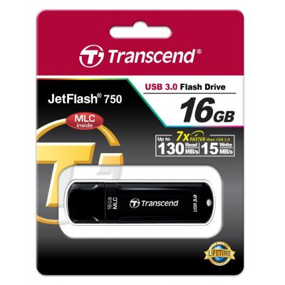 USB флеш накопичувач Transcend 16GB JetFlash MLC USB 3.0 (TS16GJF750K) - зображення 5