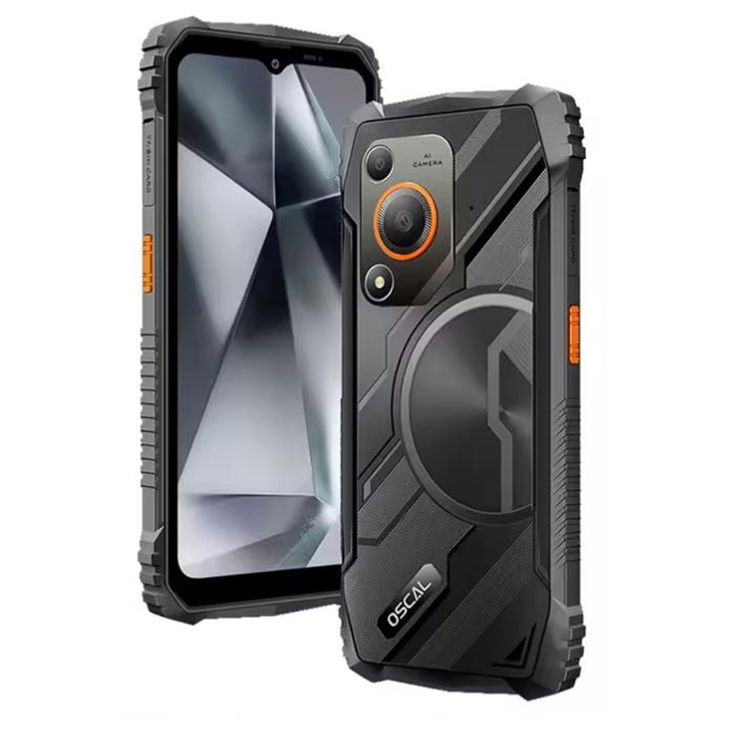 Мобільний телефон Oscal Marine 1 4/128GB Black - зображення 7