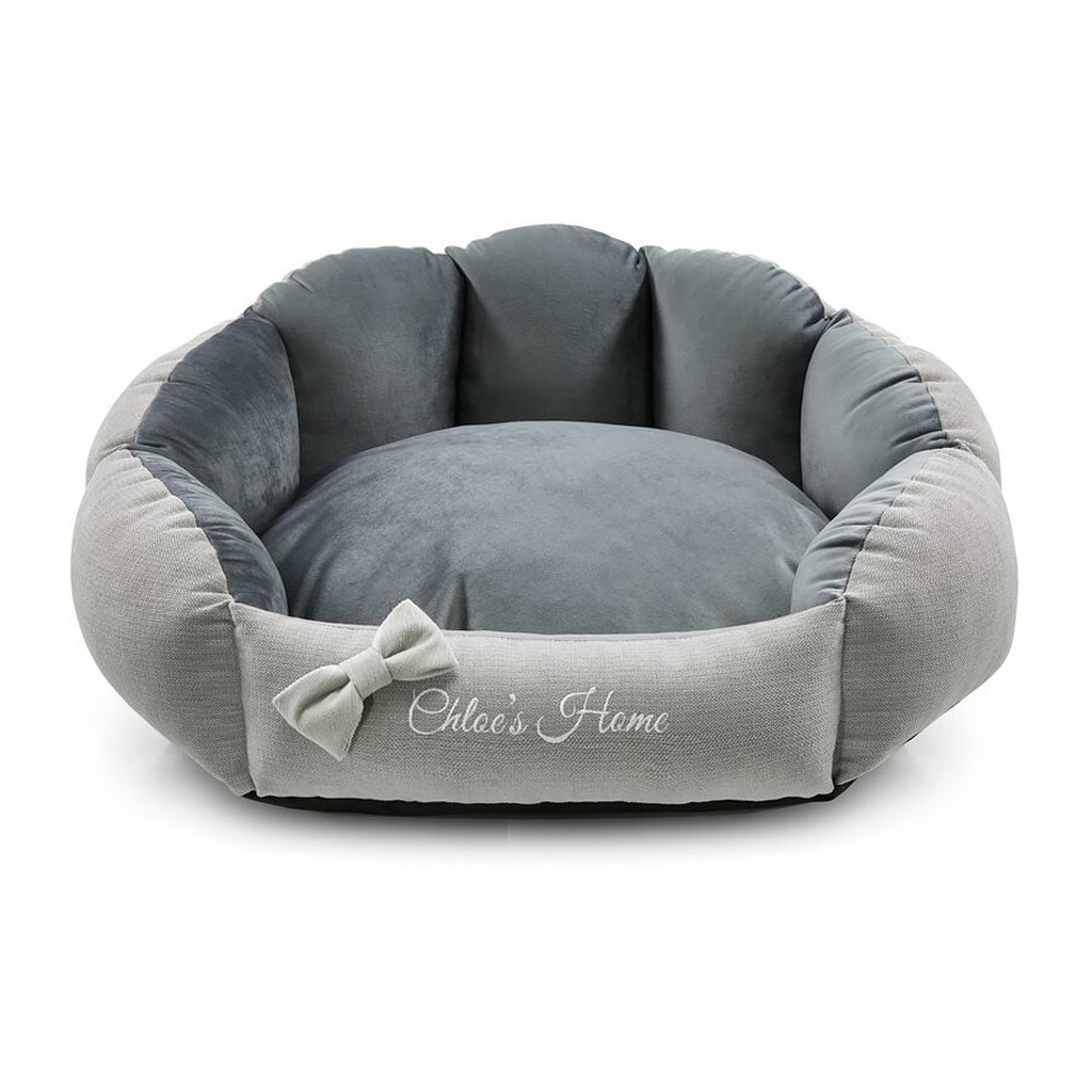 Лежак для тварин Chloe's Home Багамські острови М сірий (CLH0380) - зображення 1