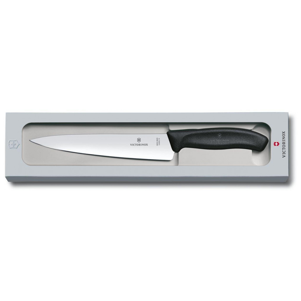 Кухонний ніж Victorinox SwissClassic Carving 19см Black (6.8003.19G) - зображення 1