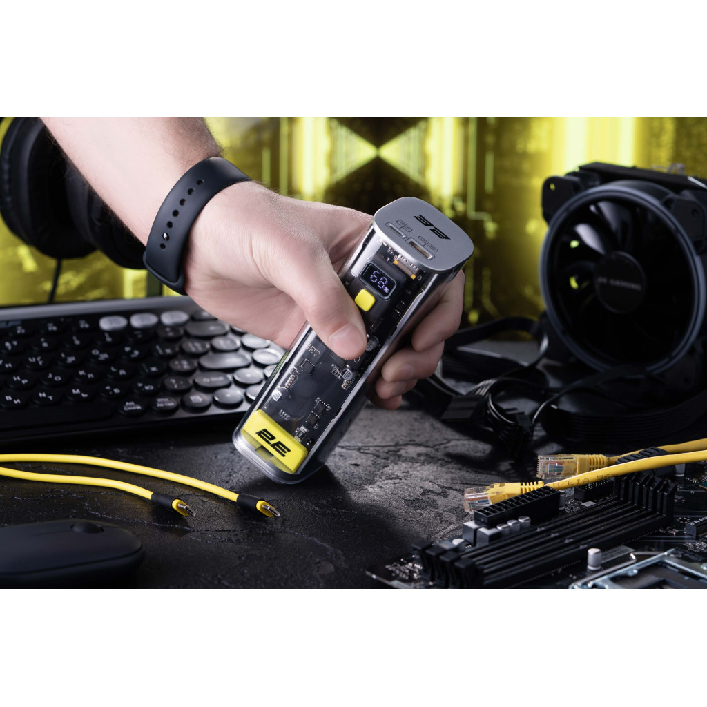 Батарея універсальна 2E Сrystal 24000mAh 100W (2E-PB7200PD) - зображення 21