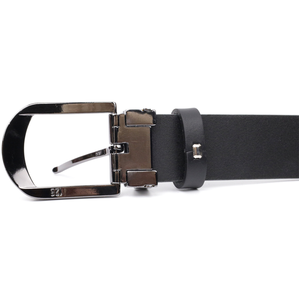 Ремінь Grande Pelle Брючний з натуральної шкіри Чорний (11681) - зображення 2