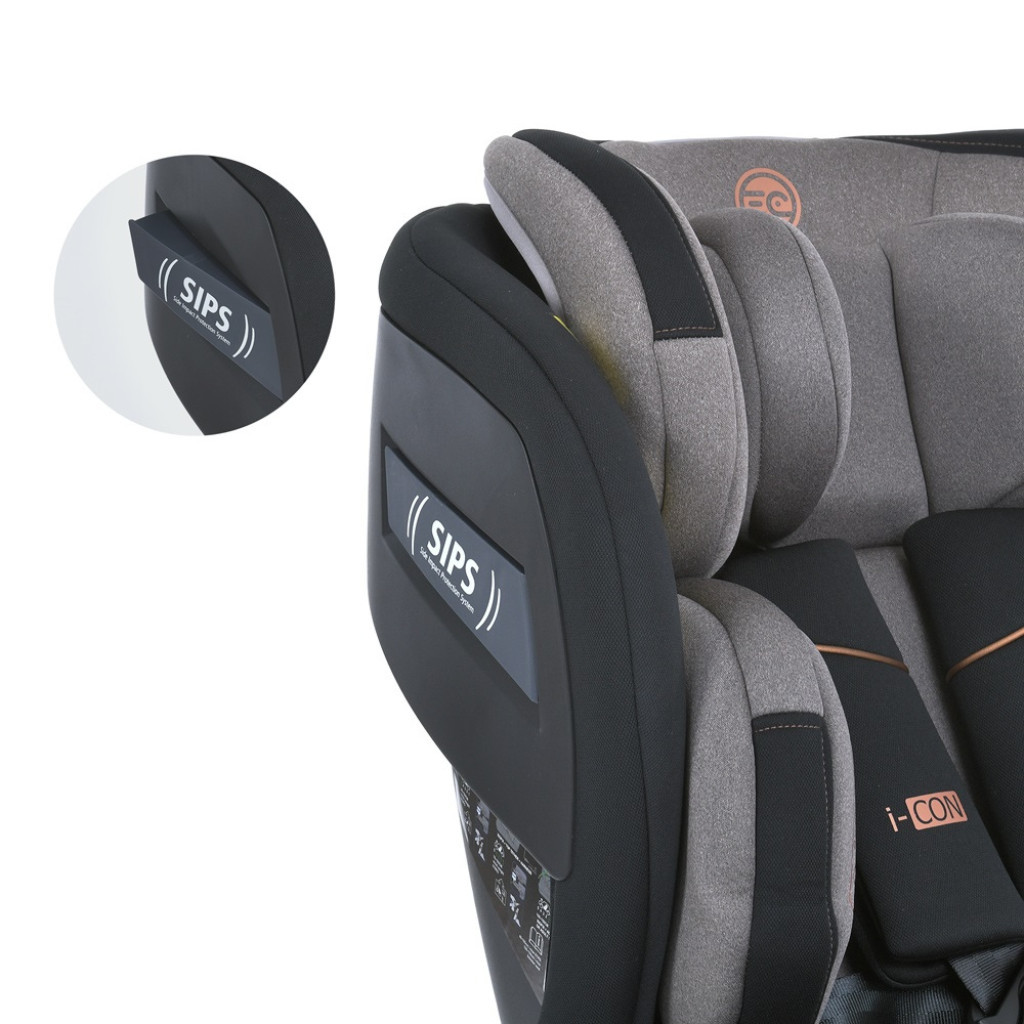 Автокрісло El Camino I-CON (0-36кг) (ME 1117 melange mocca) - зображення 10