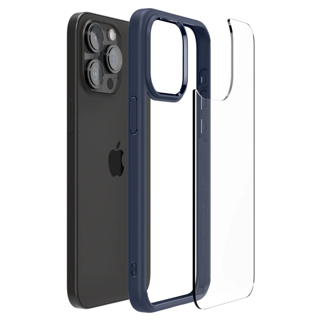 Чохол до мобільного телефона Spigen Apple iPhone 15 Pro Max Ultra Hybrid Navy Blue (ACS06573) - зображення 6