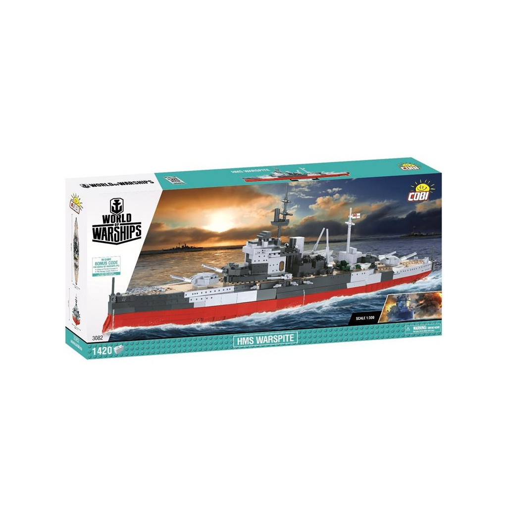 Конструктор Cobi World Of Warships Лінкор «Ворспайт» (5902251030827) (397581) - зображення 1