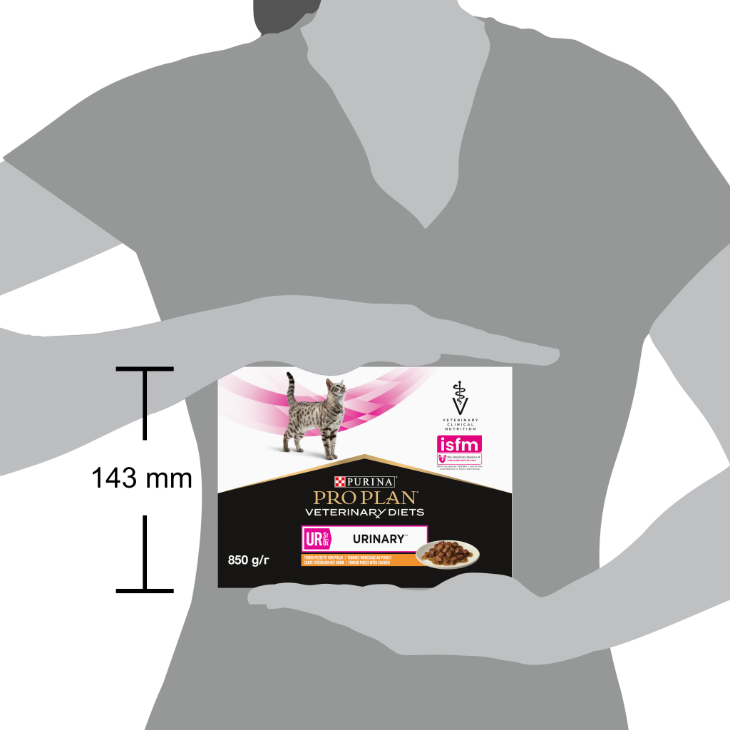 Вологий корм для кішок Purina Pro Plan Veterinary Diets UR ST/OX Urinary З куркою 10 x 85 г (8445290093592) - зображення 12