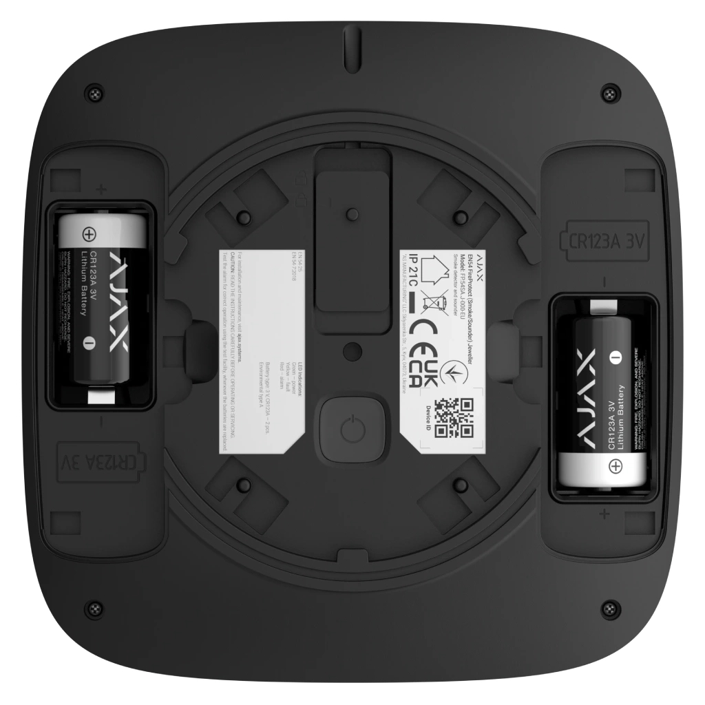 Датчик диму Ajax EN54 FireProtect Smoke/Sounder black - изображение 2
