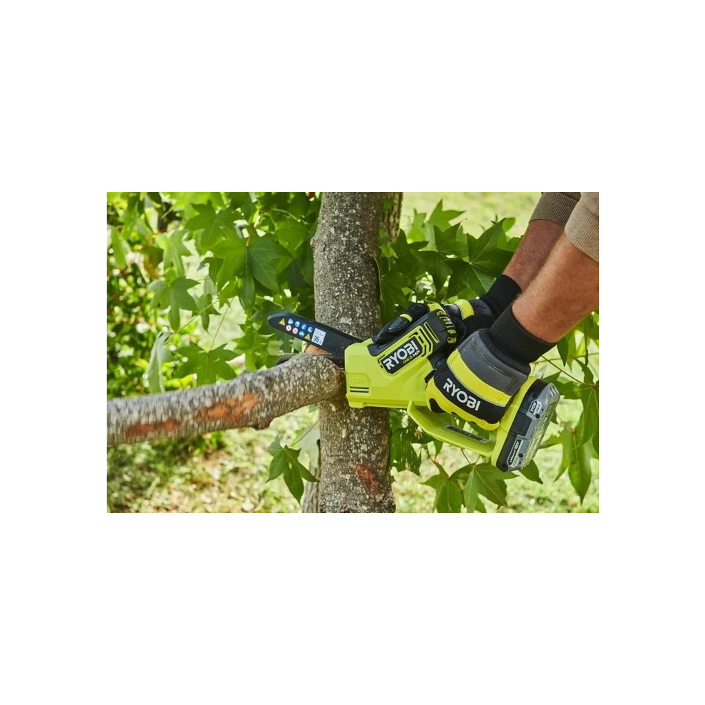 Ланцюгова пила Ryobi ONE+ HP RY18PSX15A-120T 18В, 2Ah, 15см (5133005899) - зображення 10