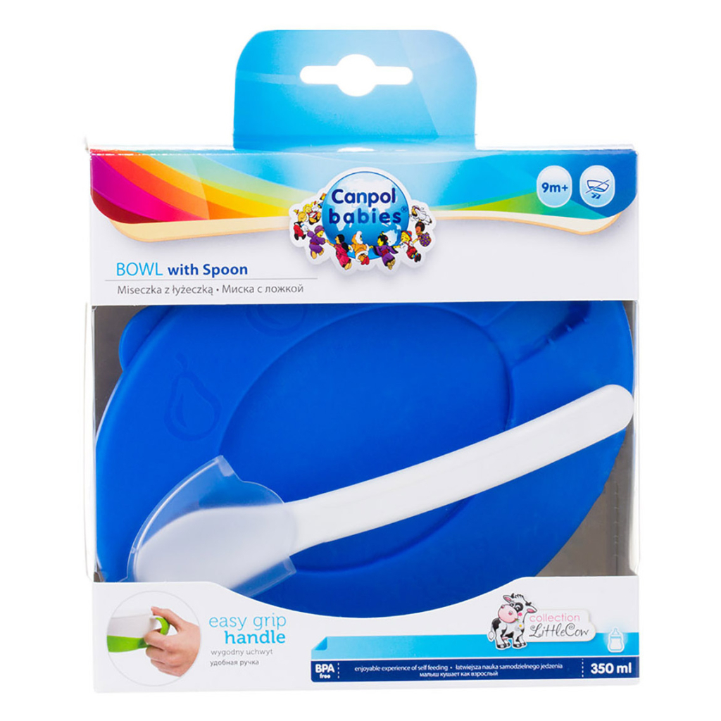 Тарілка дитяча Canpol babies 350 мл Синя (31/406_blu) - зображення 5