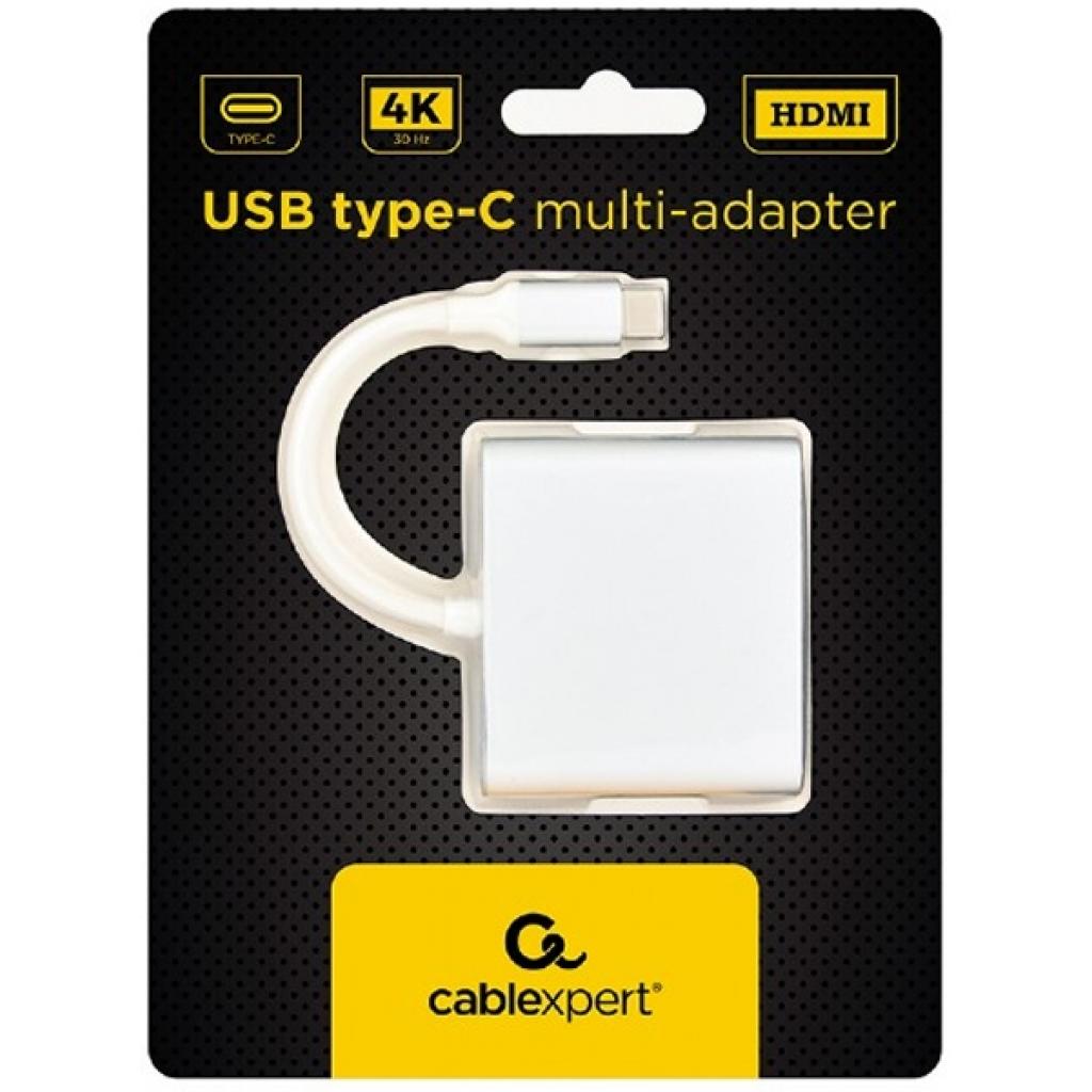 Перехідник USB Type-C to HDMI Cablexpert (A-CM-HDMIF-02-SV) - зображення 2