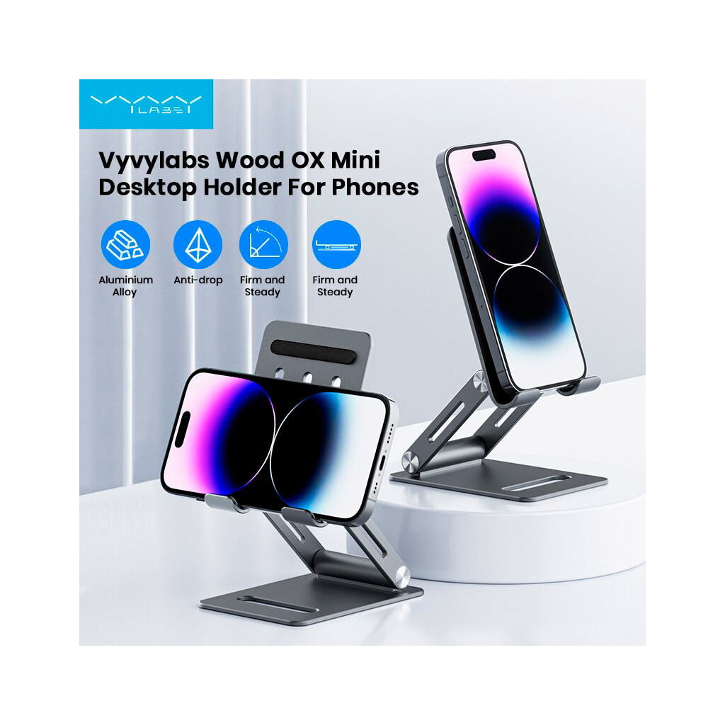 Підставка до планшета Vyvylabs Wood OX Mini Desktop Holder (VFMFS-01) - изображение 4