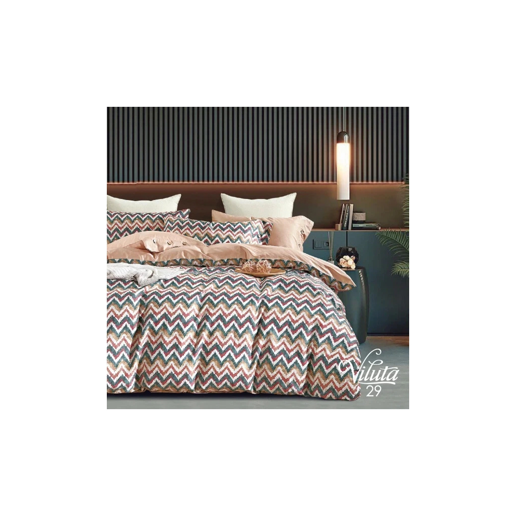 Постільна білизна Viluta Сатин Єгипетська бавовна 29 євро (29_EB_ev) - зображення 1