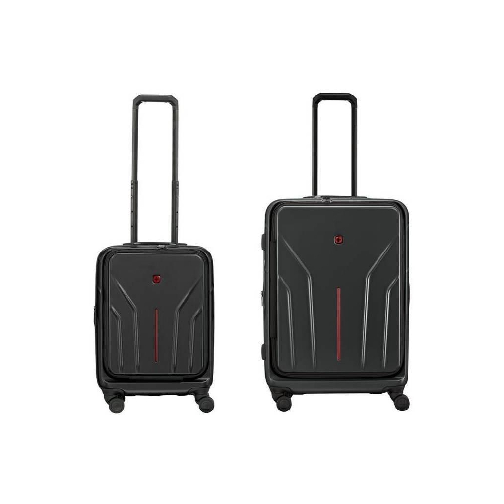 Набір валіз Wenger Amplix Hardside (S+M), чорні (653332) - зображення 1
