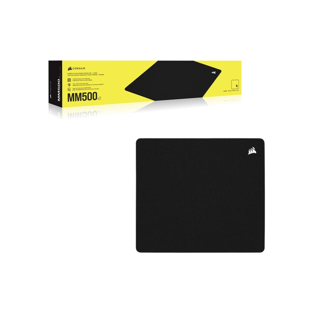 Килимок для мишки Corsair MM500 v2 Hybrid Cloth Large (CH-941B161-WW) - изображение 12