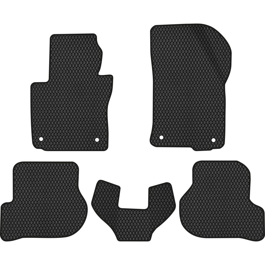 Килимок в салон EVAtech Skoda Octavia A5 (AT, 4 clips) 2004-2013 2 пок (SK12155CB5AV4RBB) - зображення 1