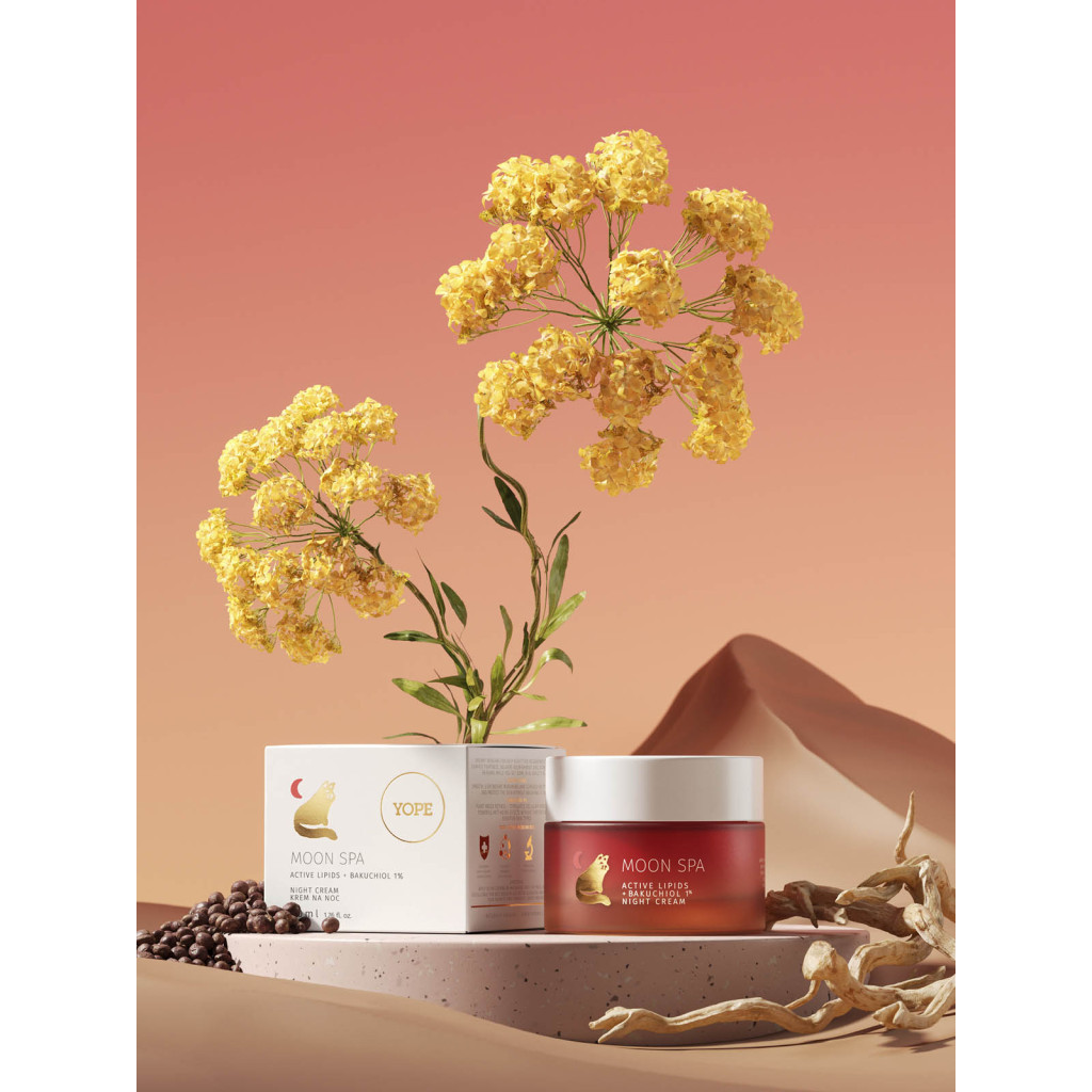 Крем для обличчя Yope Moon SPA Active Lipids + Bakuchiol 1% Night Cream 50 мл (5903760200312) - зображення 2