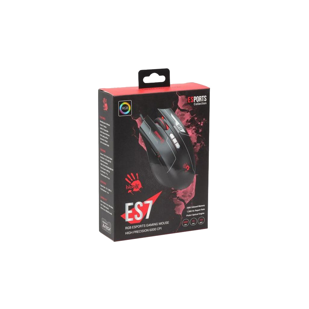 Мишка A4Tech Bloody ES7 Esports Black (4711421980128) - зображення 7