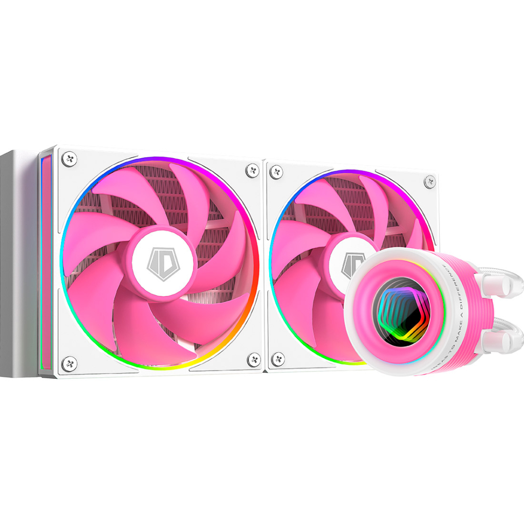 Система рідинного охолодження ID-Cooling FX240 INF Pink (FX240 INF PINK) - зображення 1