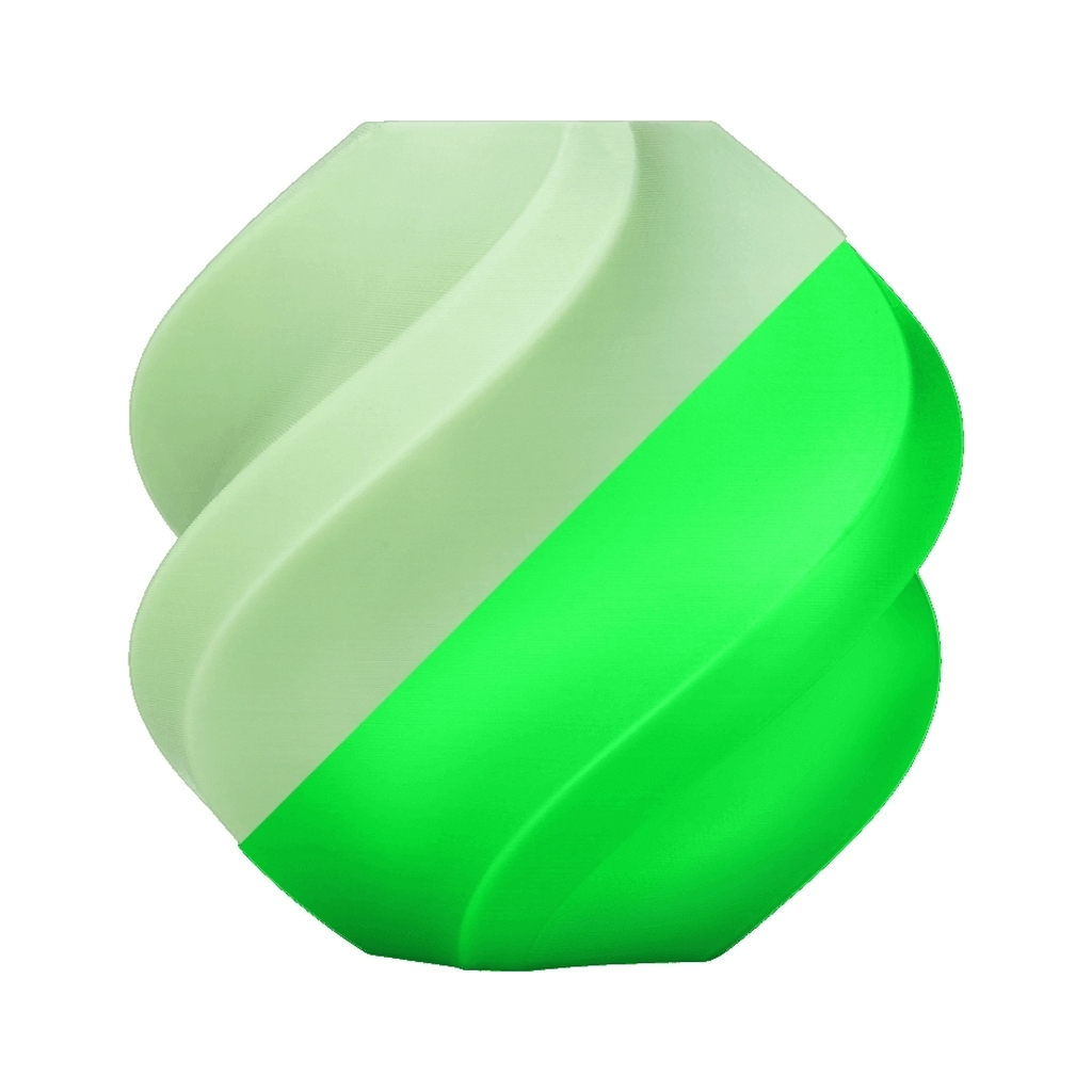 Пластик для 3D-принтера Bambu Lab PLA Glow 1кг, 1.75мм, Green (A12-G0-1.75-1000-SPL) - picture 1