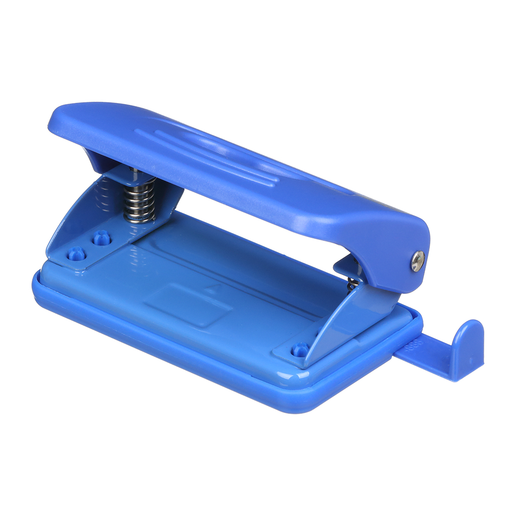 Діркопробивач Buromax пластиковий, до 10 аркушів, 120 х 58 х 59 мм, синій (BM.4015-02) - зображення 2