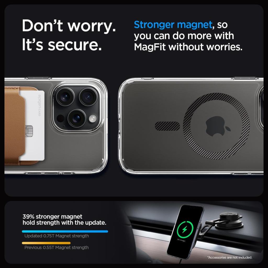 Чохол до мобільного телефона Spigen Apple iPhone 15 Pro Max Ultra Hybrid MagFit Carbon Fiber (ACS06578) - зображення 8