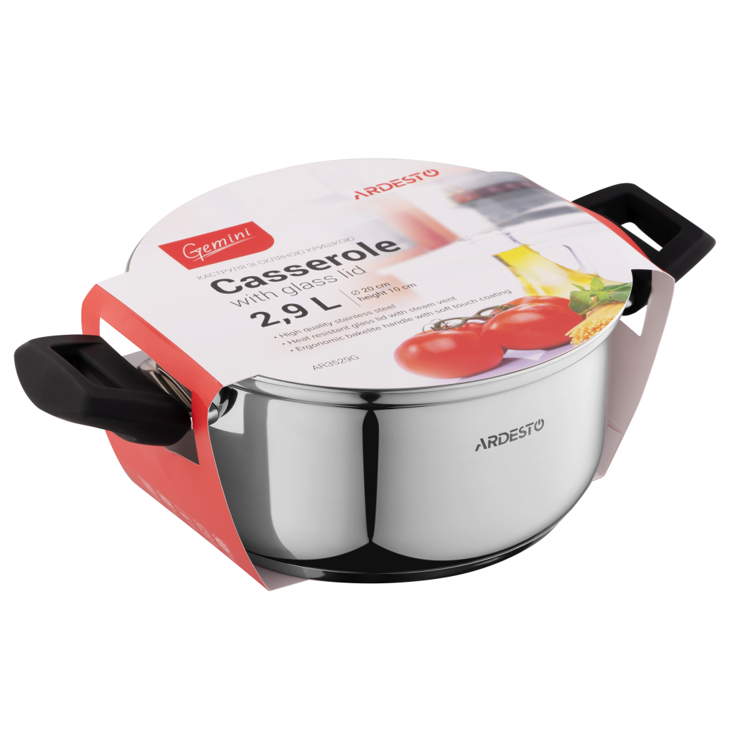 Каструля Ardesto Gemini з бакелітовими ручками 2.9 л (AR3529G) - зображення 4