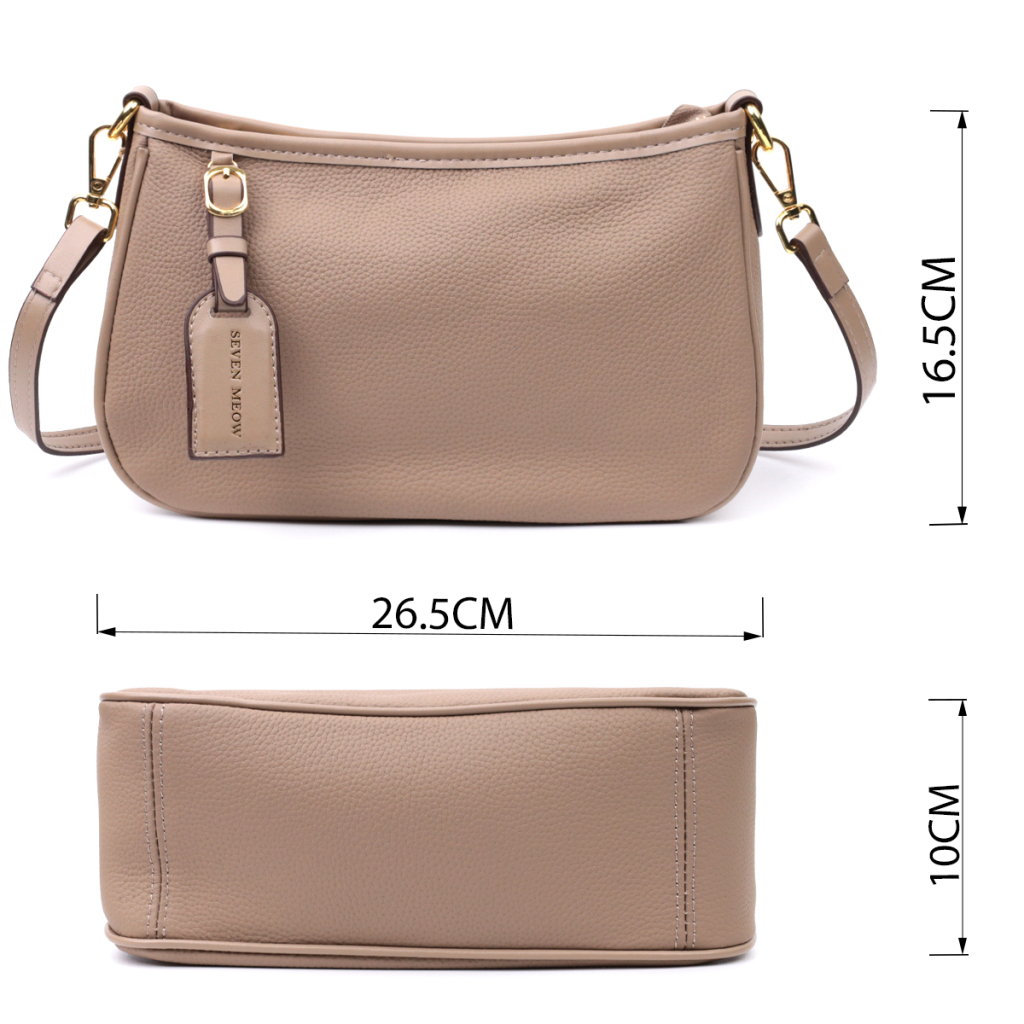 Сумка Vintage Жіноча з двома ручками із натуральної шкіри Бежева (22632) - зображення 3