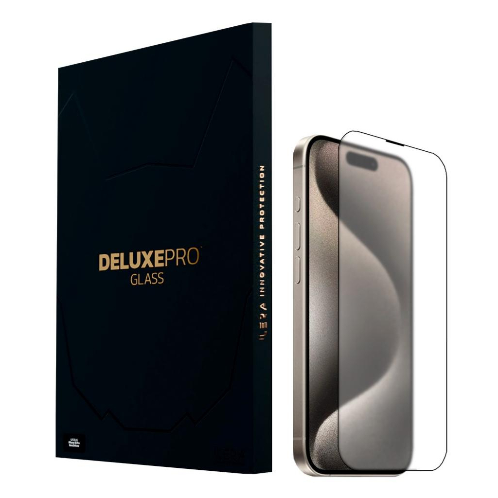 Скло захисне iLera DeLuxe Frosted iPhone 15 Pro (ILFRDL15PR) - зображення 1