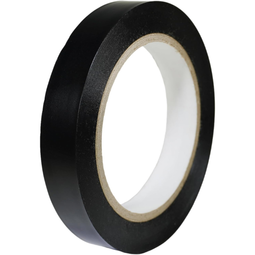 Ізоляційна стрічка XILIN 0.13мм*18мм*15м Black, temp0+80°С, 600V, 10 шт. (0,13мм*18мм*15м-Bk) - зображення 1