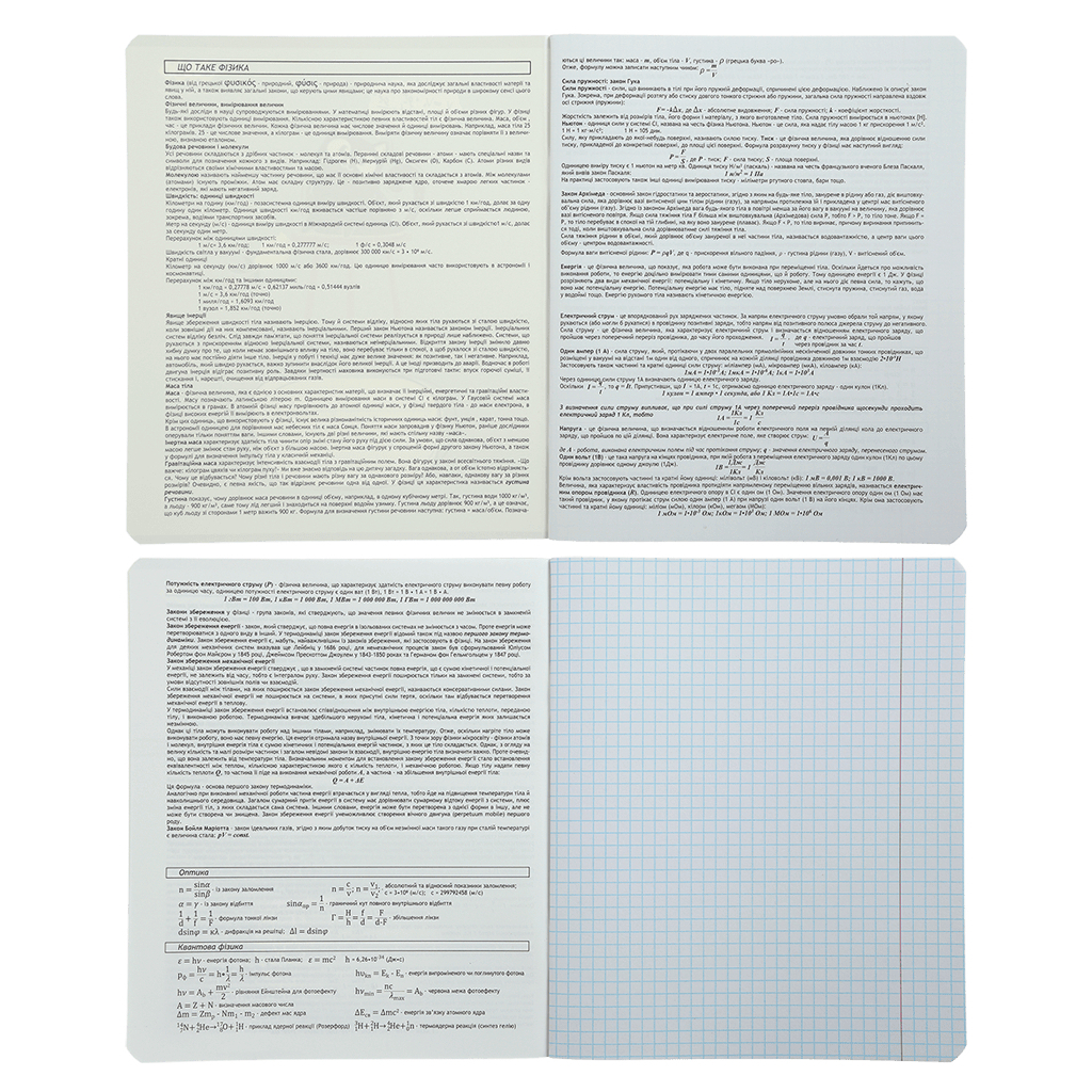 Зошит ZiBi предметний ANIME 48 аркушів клітинка, фізика (ZB.1704-17) - зображення 2