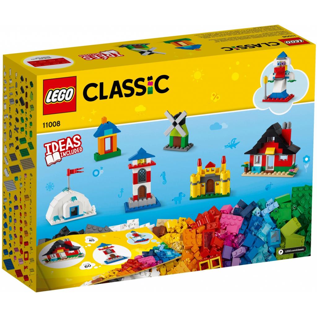 Конструктор LEGO Classic Кубики та будинки 270 деталей (11008) - зображення 5