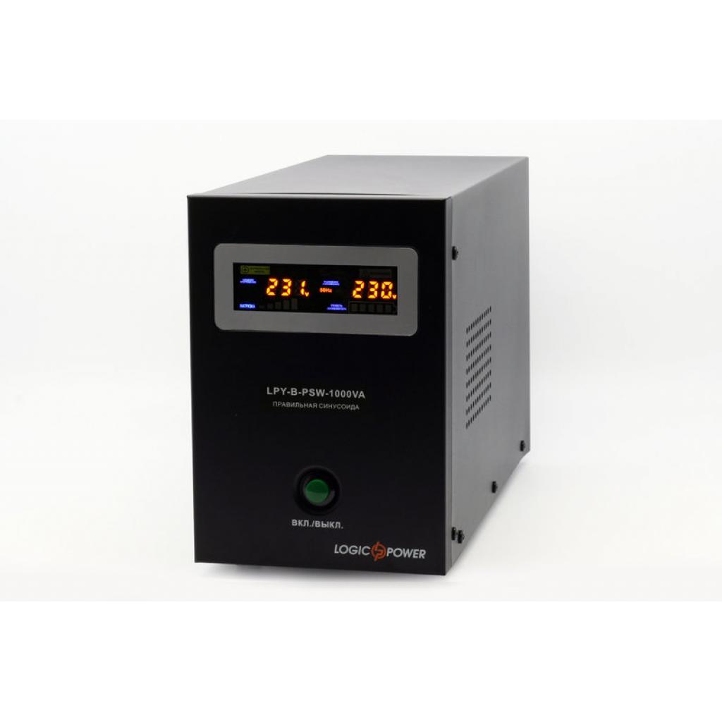 Пристрій безперебійного живлення LogicPower LPY- B - PSW-1500VA+, 10А/15А, 24V (4130) - зображення 1