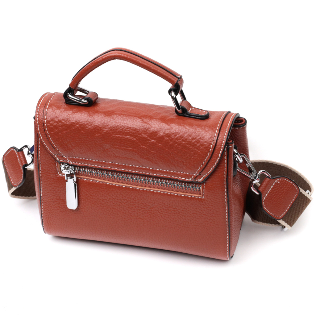 Сумка Vintage З натуральної шкіри Коричнева (22417) - зображення 2