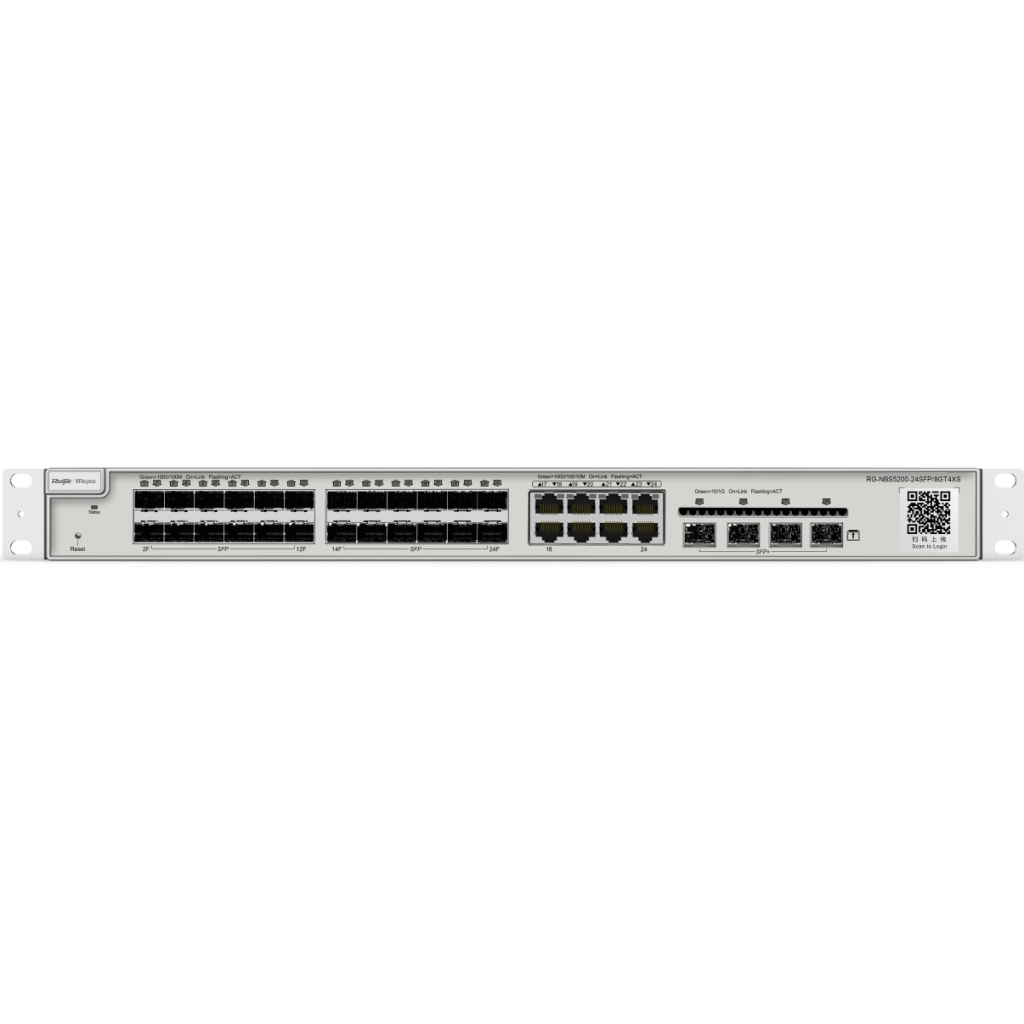 Комутатор мережевий Ruijie Networks RG-NBS5200-24SFP/8GT4XS - зображення 5